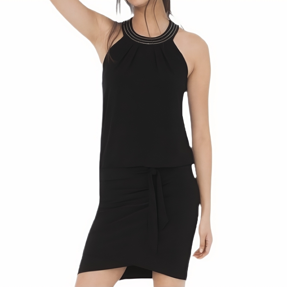 White House Black Market Black Mini Dress
